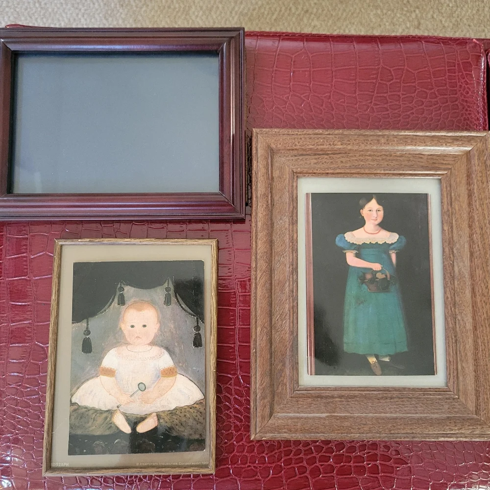 Picture Frame Bundle ~ 3 Frames Wood & Metal ~ Fetco ~ 1 Vintage FINAL PRICE!